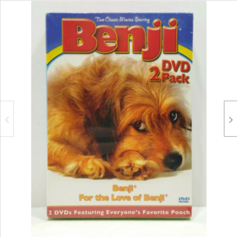 Benji 2-Pack (DVD, 2004, 2-Disc Set, 2-Pack) 4678E1M